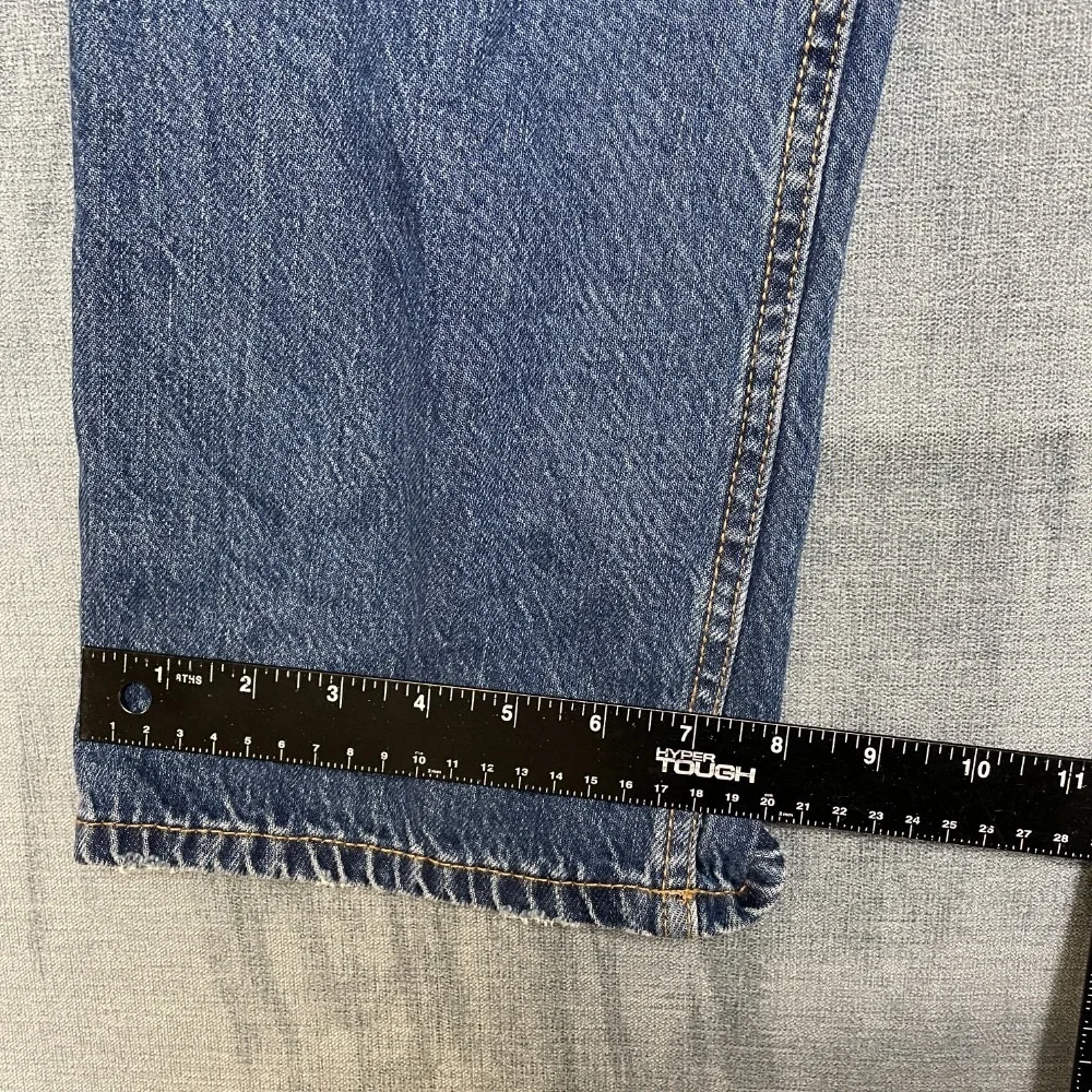 Aeropostale Jeans Mens 32x31 Blue Denim Distressed Straight Leg Zip Fly Outdoor